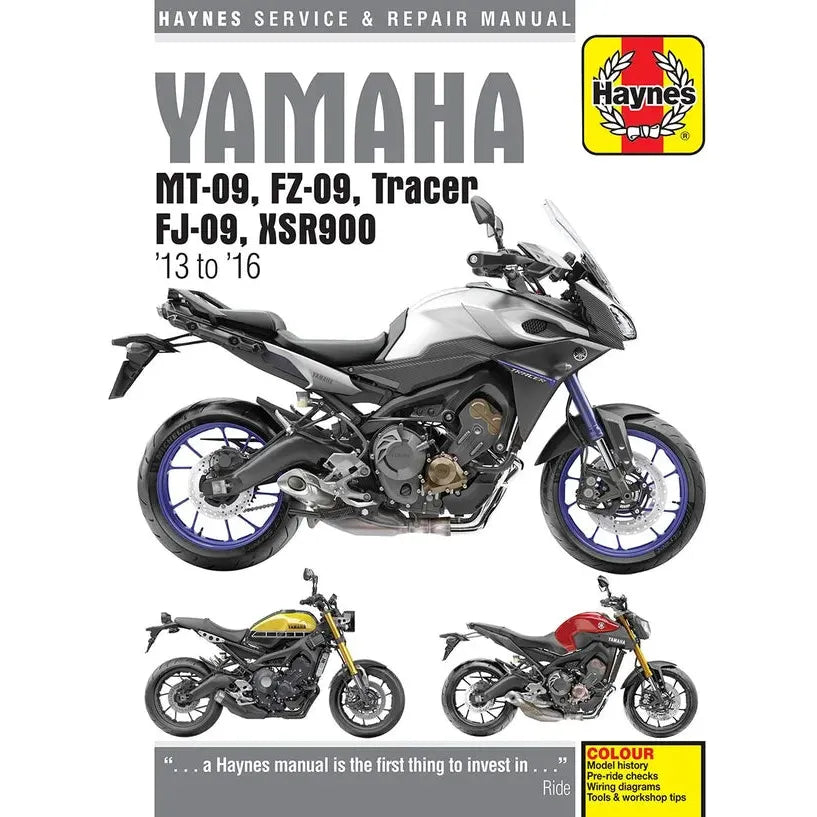 Yamaha Mt-09 Tracer&Sr900 Manual