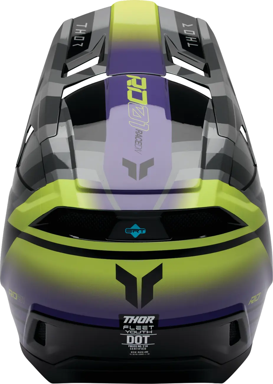 HELMET FLEET YTH CAMBER BK/PU L
