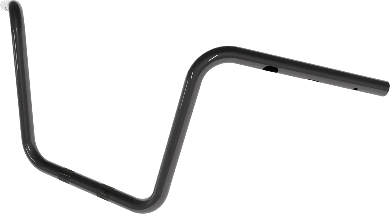 HANDLEBAR 1" APE HANGER 12" BLACK