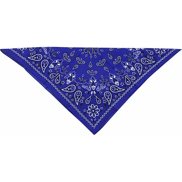 Bandana Cotton Nvy Paisly B002