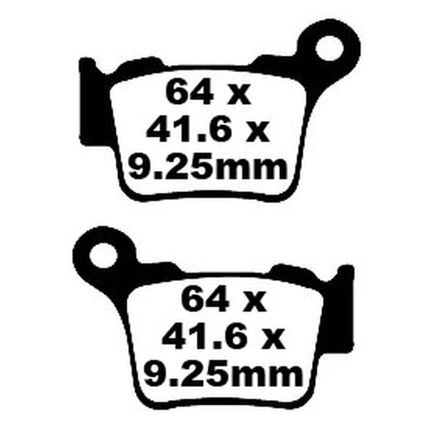 Brake Pad Fa-Tt Series Carbon Fiber FA368TT