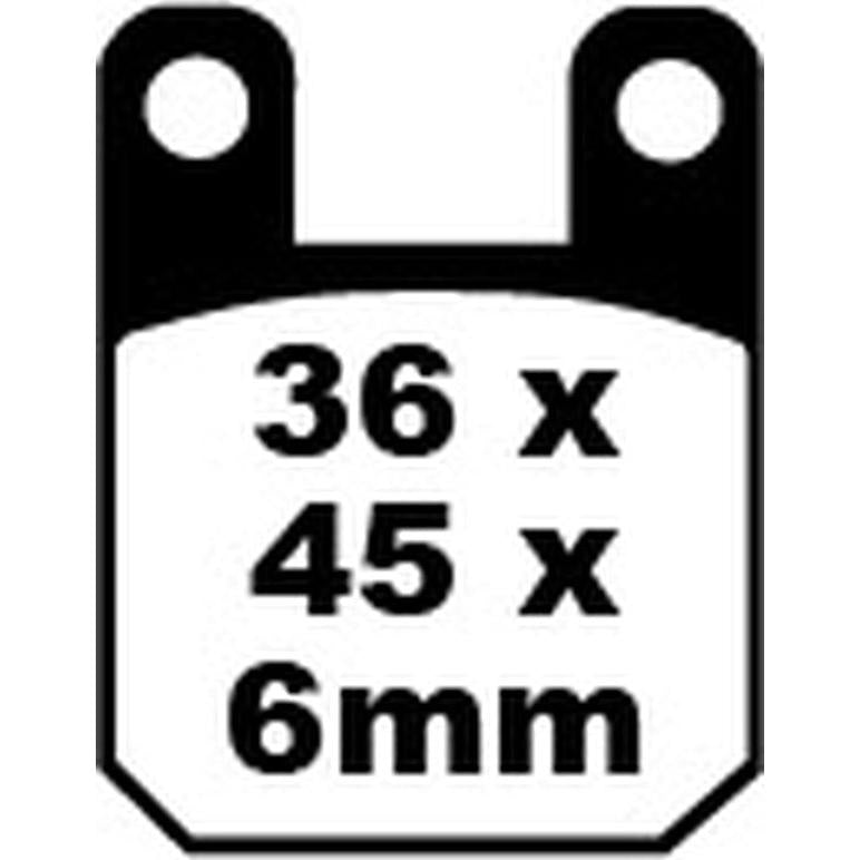 Brake Pad Sfa-Hh Series Sintered Metal Scooter SFA115HH