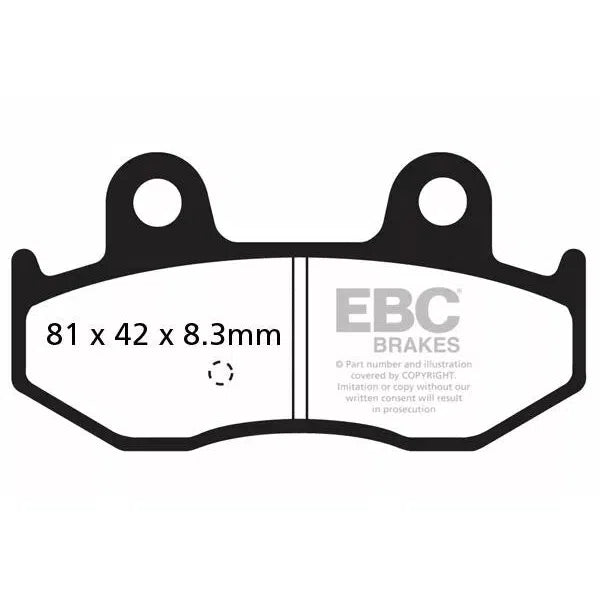 Brake Pad Sfac Series Carbon Fiber Scooter SFAC408