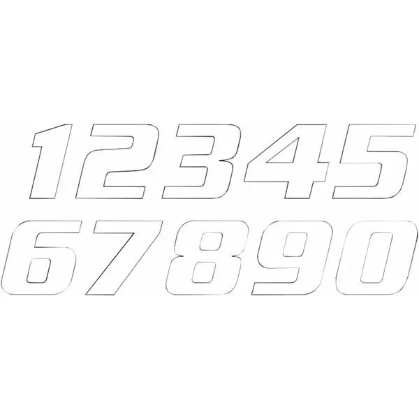 Number #8 16X20Cm Wh 5049/10/8
