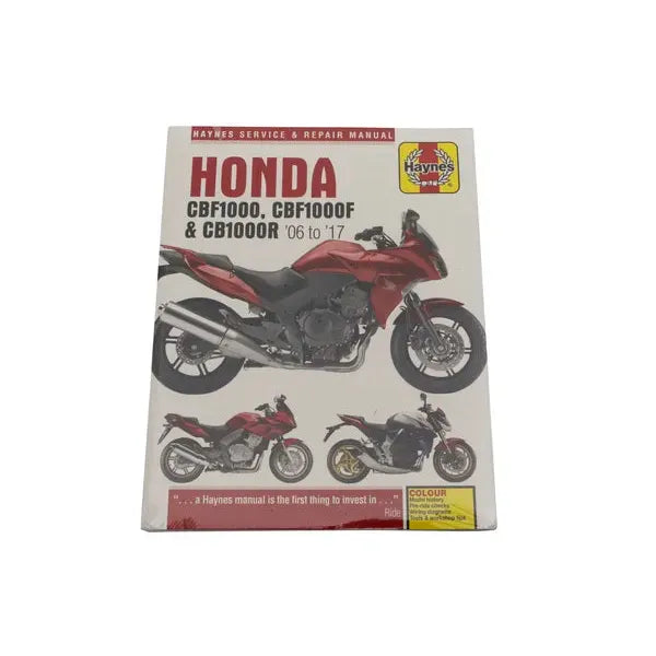 Honda Cbf 1000 & Cb1000R Manual
