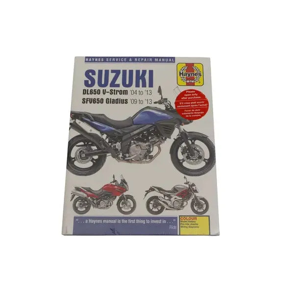 Suzuki Dl650 V-Strom & Sf Manual