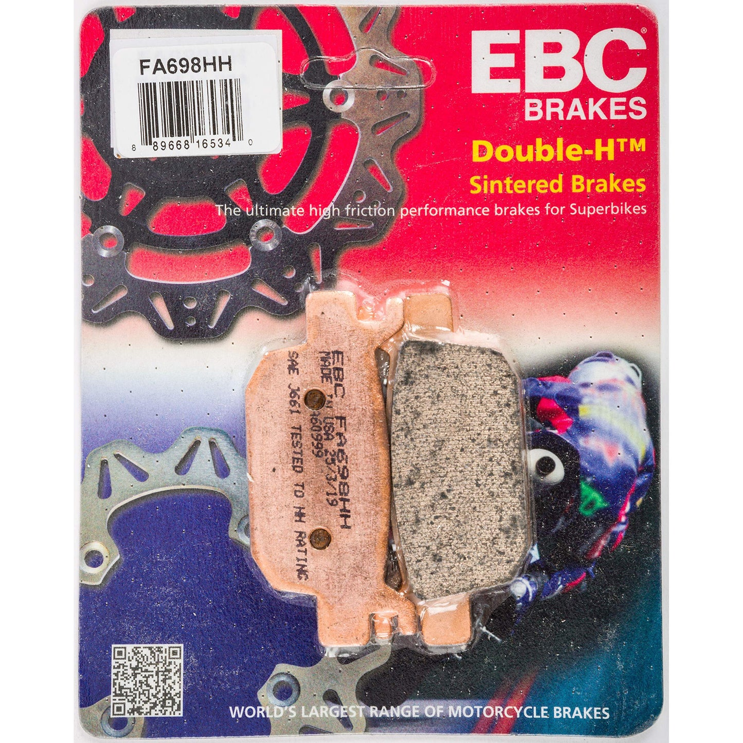 Brake Pad Fa-Hh Series Sintered Metal FA698HH
