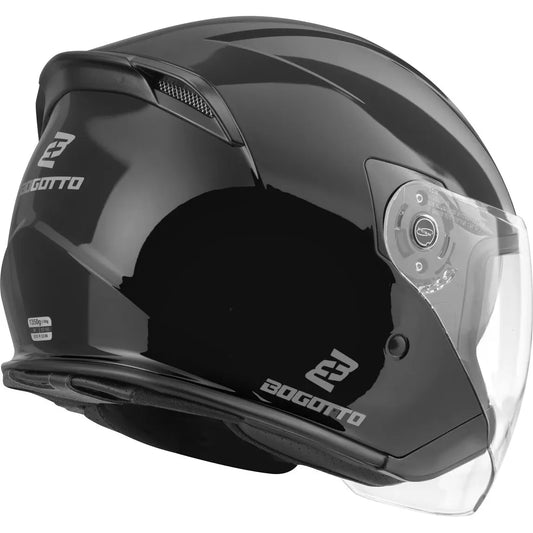 H586 Helmet Solid BT Black Gloss