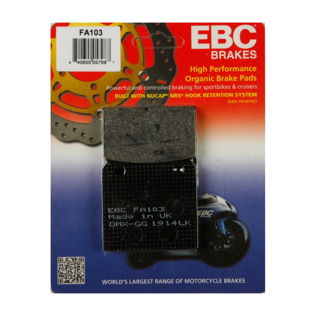 Brake Pad Fa Series Organic FA103