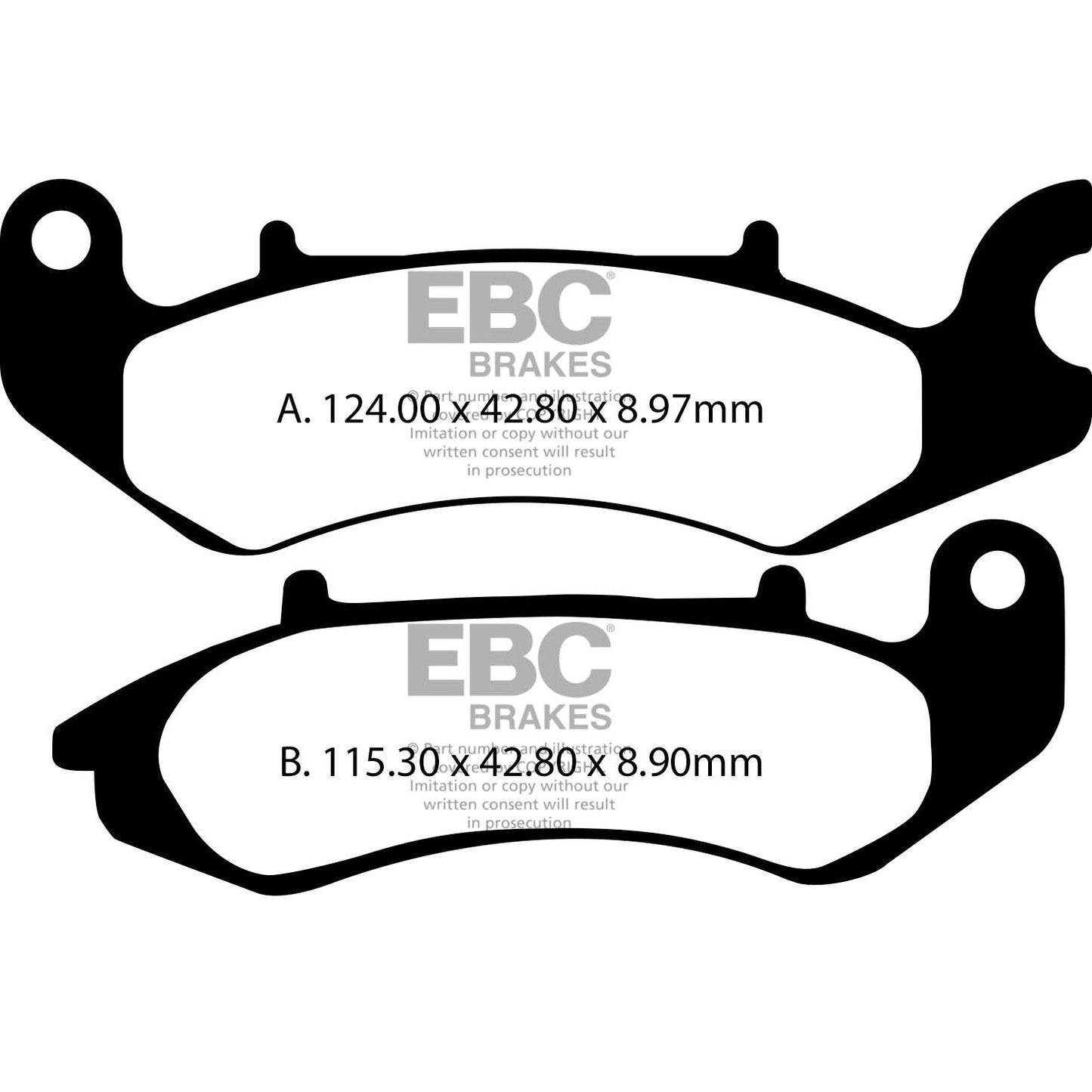 Brake Pad Fa-Series Organic FA711
