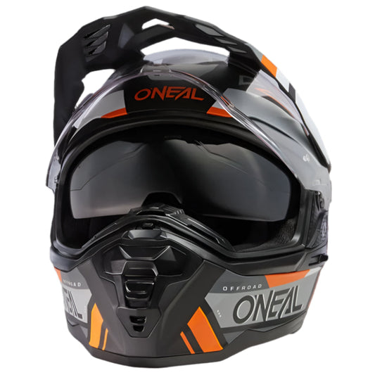 D-SRS Square Helmet Black/Grey/Orange