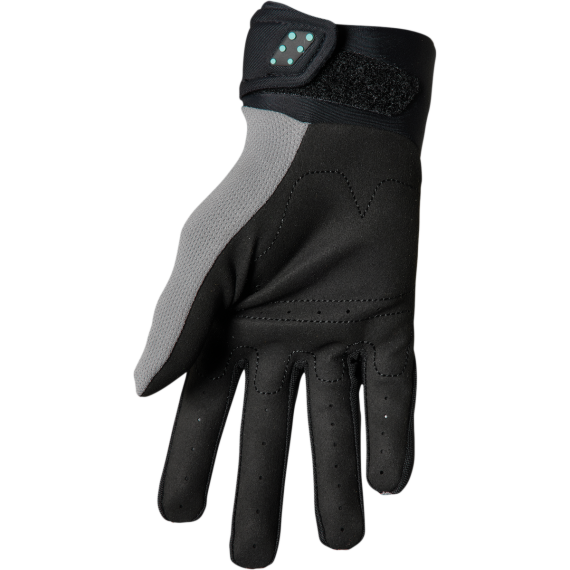 Spectrum Gloves Gray/Black/Mint