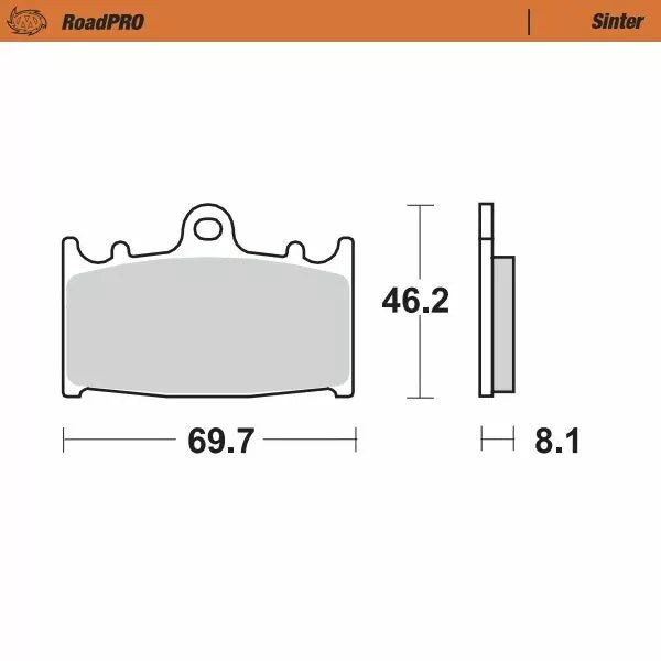 Brake Pad Sinter Front 402701