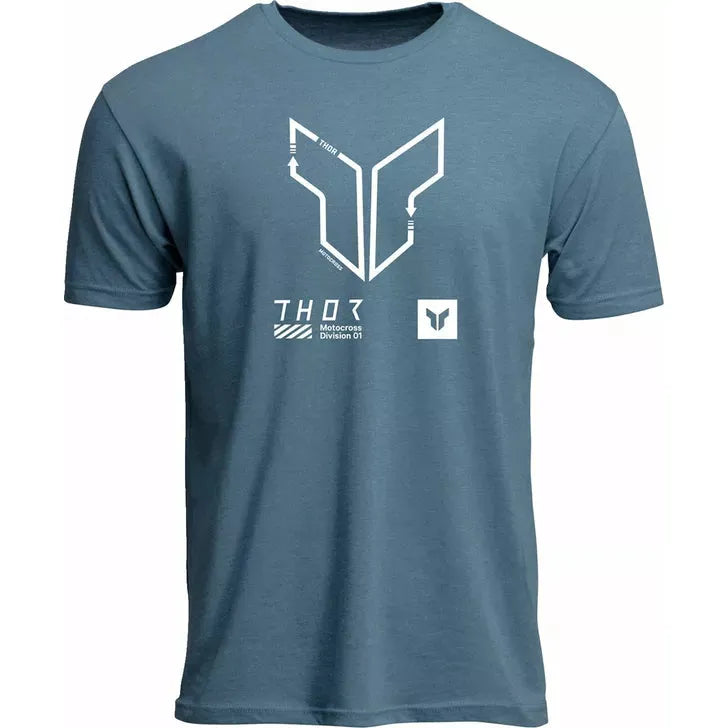 Tee Trax Heather Slate Blue