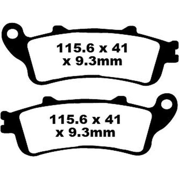 Brake Pad Sfa-Hh Series Sintered Metal Scooter SFA275HH