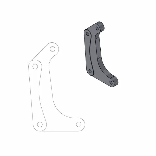 Brake Caliper Adaptor Sm 211039