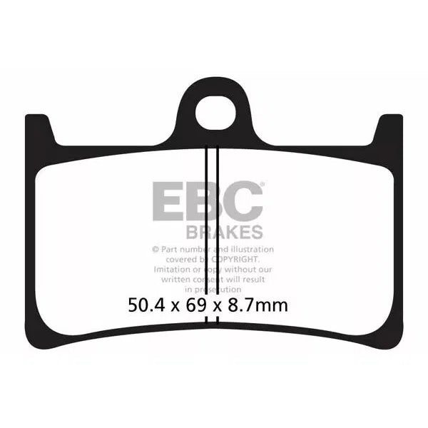 Brake Pad Sfa-Hh Series Sintered Metal Scooter SFA252HH