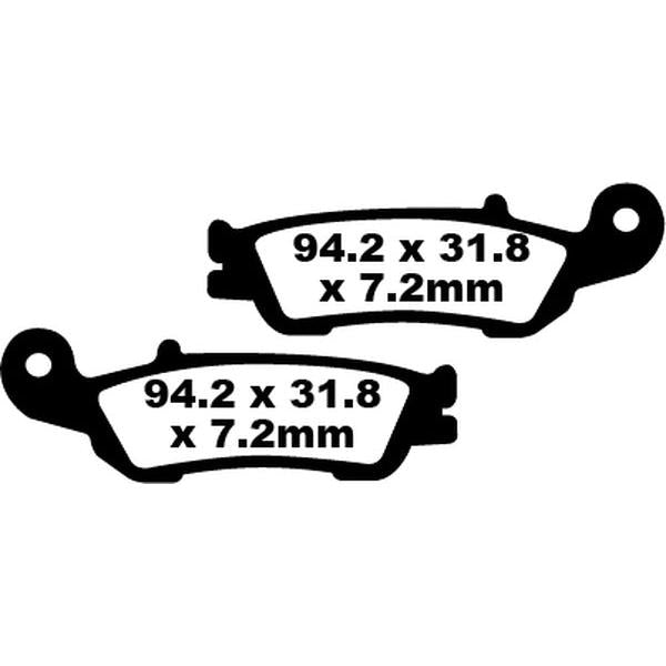 Brake Pad Fa-Tt Series Carbon Fiber FA450TT