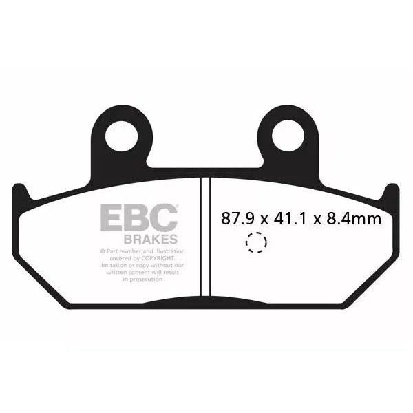 Brake Pad Sfac Series Carbon Fiber Scooter SFAC411