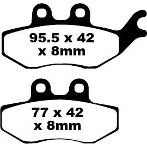 Brake Pad Sfa-Hh Series Sintered Metal Scooter SFA358HH