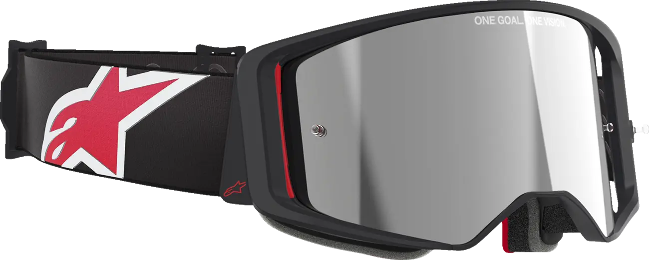 GOGGLE SUPERTECH CORP BLK/RED MIRROR-SILVER