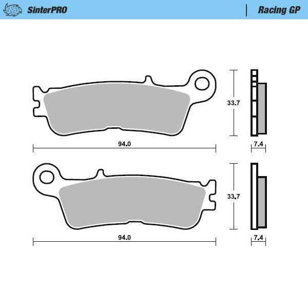 Brake Pad Racing Gp 099812