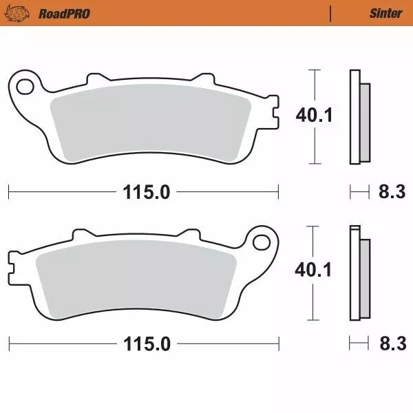 Brake Pad Sinter Front 405101