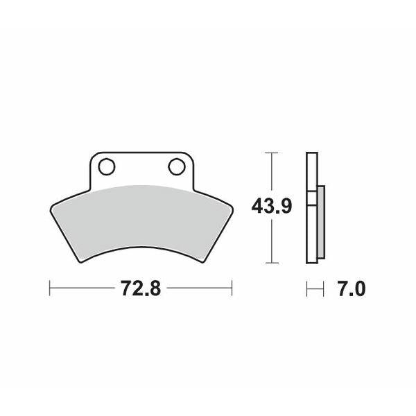 Brake Pad Nitro 097621