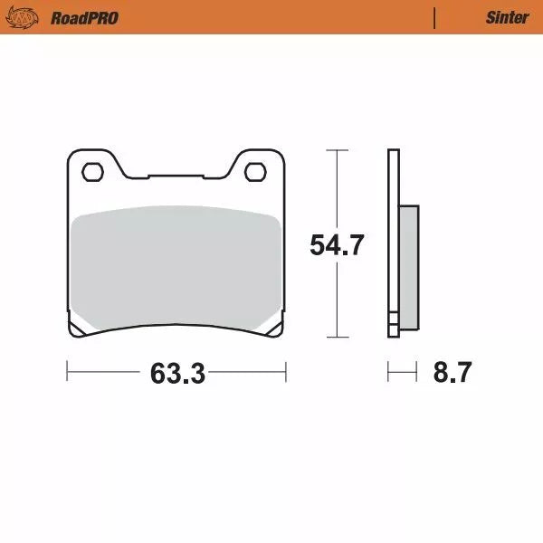 Brake Pad Sinter Front 401801