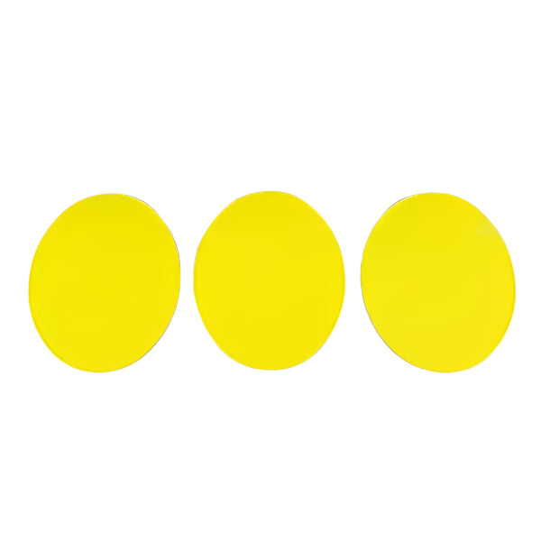 Kit Uni Oval Plate Yl 3Pc Me08049@D