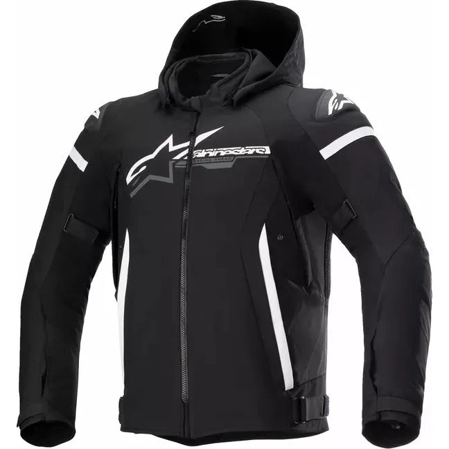 Zaca Waterproof Jacket Black/White