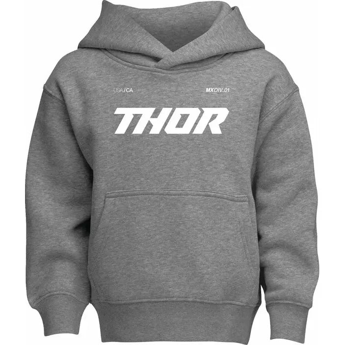 Hoodie Youth Brave Htr Gray