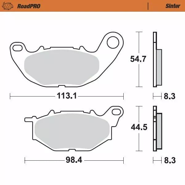 Brake Pad Sinter Front 412501