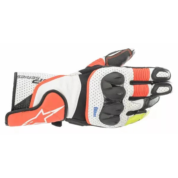 SP-2 v3 Leather Gloves White/Red/Black