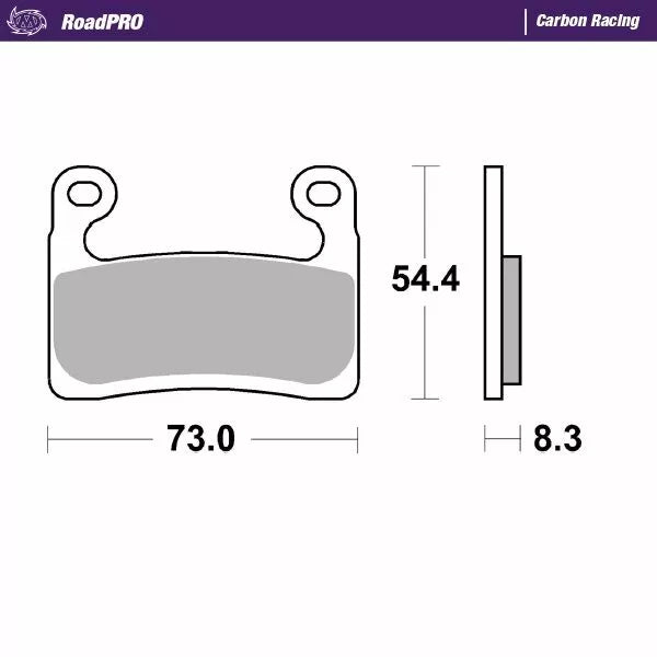 Brake Pad Carbon Racing 413506