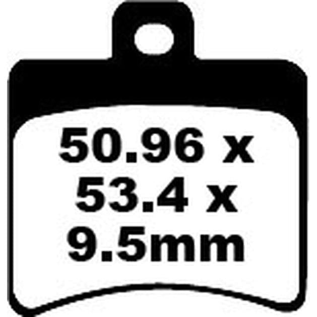 Brake Pad Sfa-Hh Series Sintered Metal SFA283/4HH