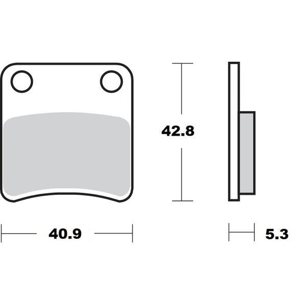 Brake Pad Ceramic 412404