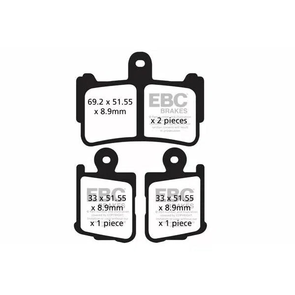 Brake Pad Fa-Hh Series Sintered Metal FA499/4HH