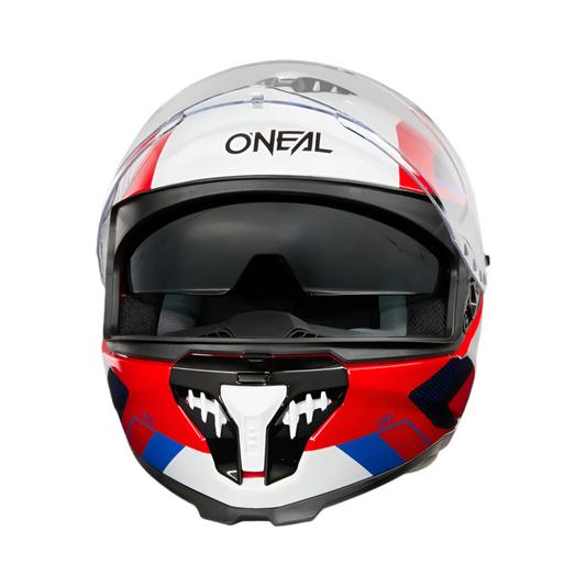 Challenger Exo V.25 Full-Face Helmet Black/White/Red/Blue