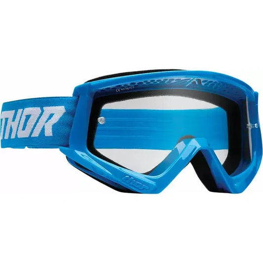 Combat Racer Youth Goggle Blue/White