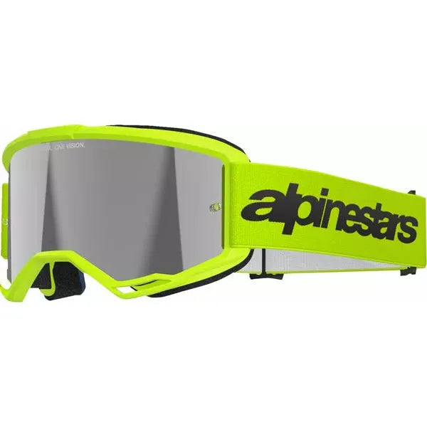 Vision 3 Wordmark Goggle Hi-Viz Yellow Mirrored