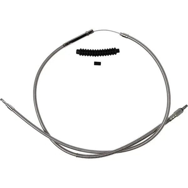 Clutch Cable Stnls Braid Std