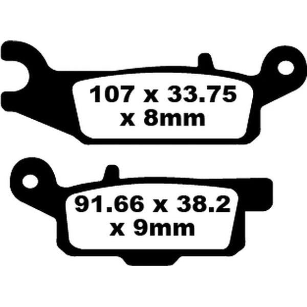Brake Pad Fa-Tt Series Carbon Fiber FA446TT