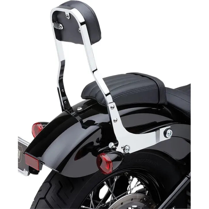 Backrest Detachable Short Chrome Spt