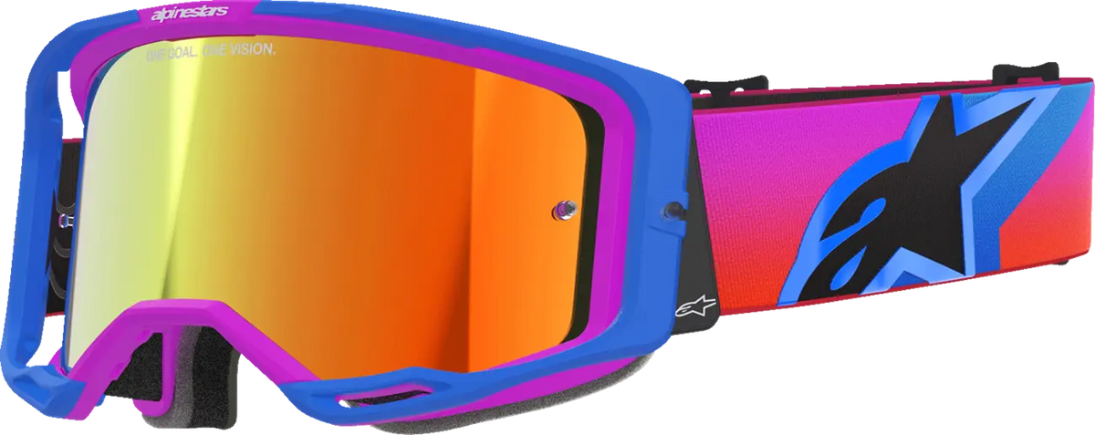 GOGGLE VISION 8 CORP BLUE/PURP/ORG MIRROR-RED