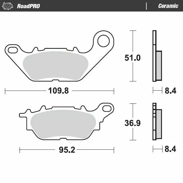 Brake Pad Ceramic 413004