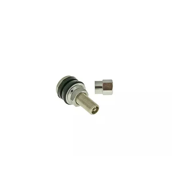 Tire Valve Tubeless Straight Short Metal 19816