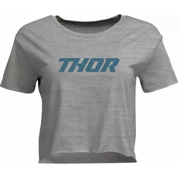 Tee Womens Corp Htr Gray