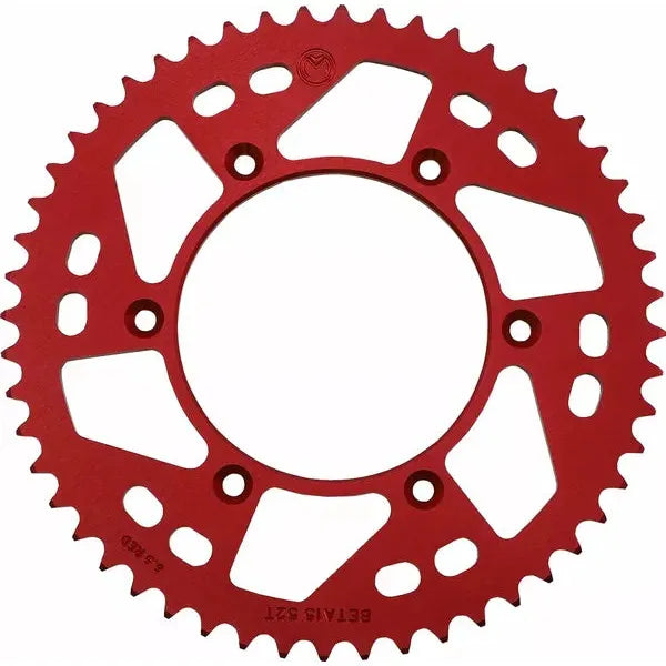 Sprocket Alu Mse Beta 52T Red 1211-Bet-52-13