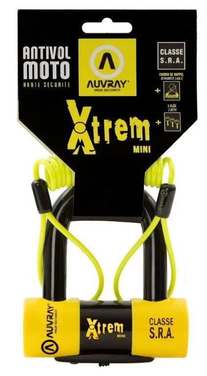 U LOCK XTREM MINI SRA BLACK/YELLOW